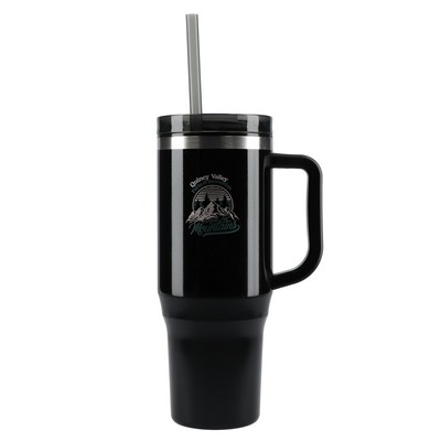 Thor 40 oz Eco-Friendly Straw Tumbler